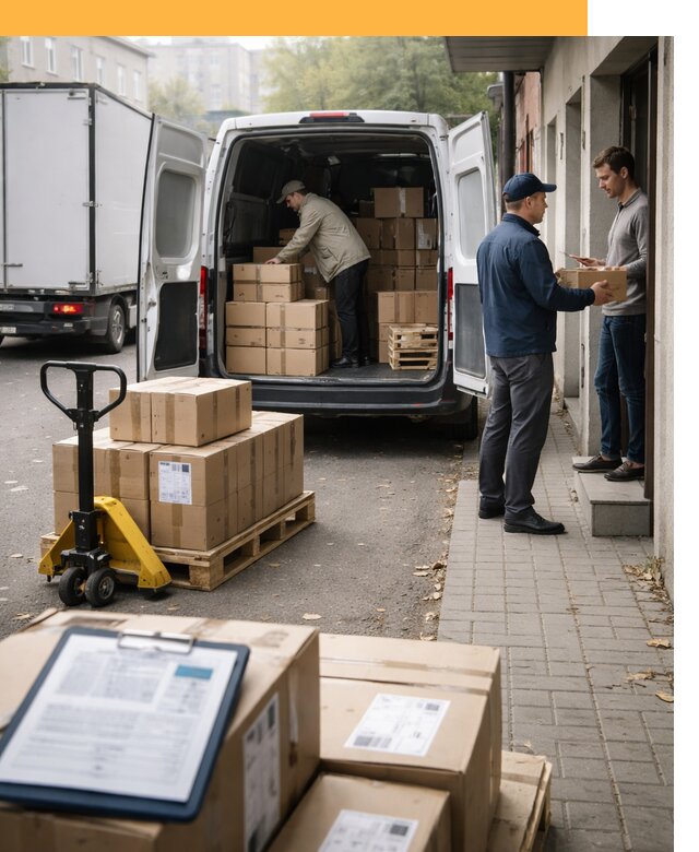 Доставка грузов от двери до двери с таможней от 48011 руб.