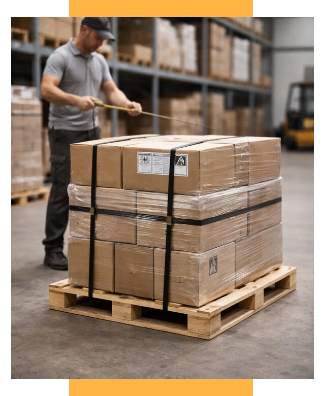 Упаковка и паллетирование грузов от 3734 р. | СетСервис-Слв