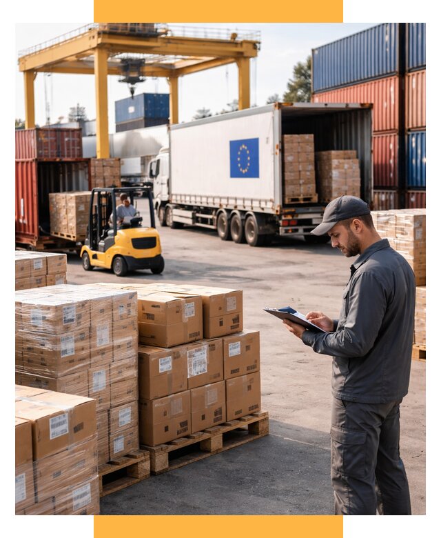 Доставка грузов из Европы от 12803 р., логистика СетСервис-Слв