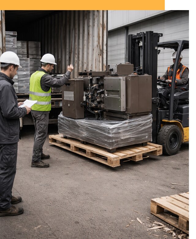 Доставка промышленного оборудования из Европы от 48011