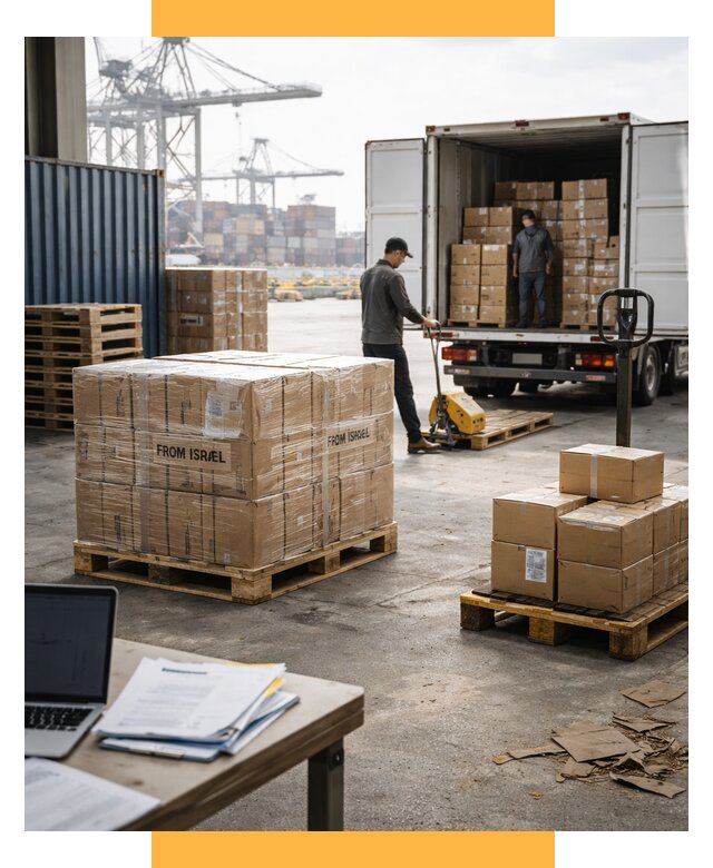 Доставка грузов из Израиля от 16004 р., логистика от СетСервис-Слв