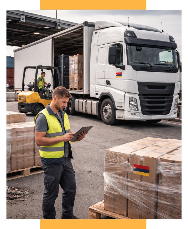 Автоперевозки из Армении от 101356 р. — услуги СетСервис-Слв