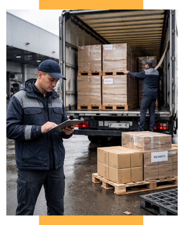 Доставка грузов из Беларуси от 16004 р. логистика СетСервис-Слв