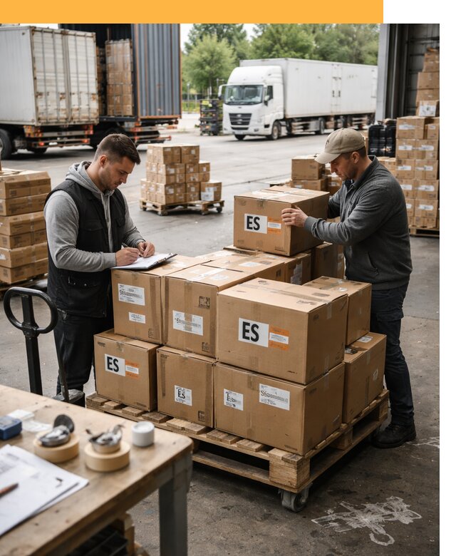 Доставка грузов в Испанию автотранспортом от 37342 руб