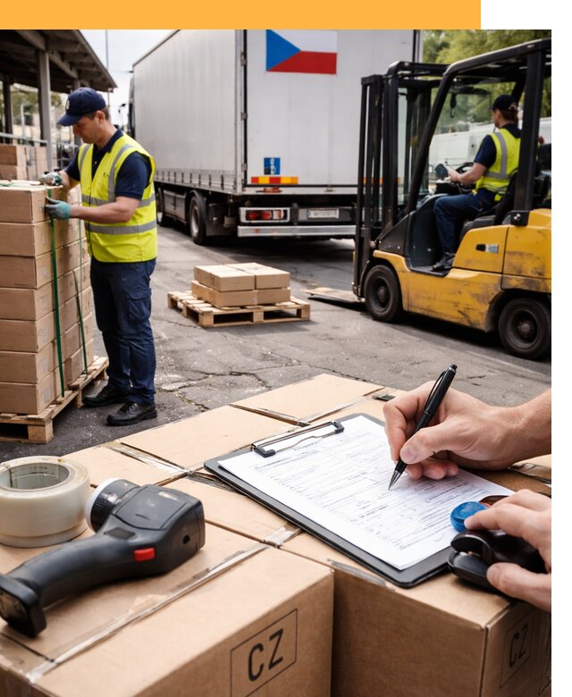 Доставка грузов в Чехию от 37342 руб, международные перевозки