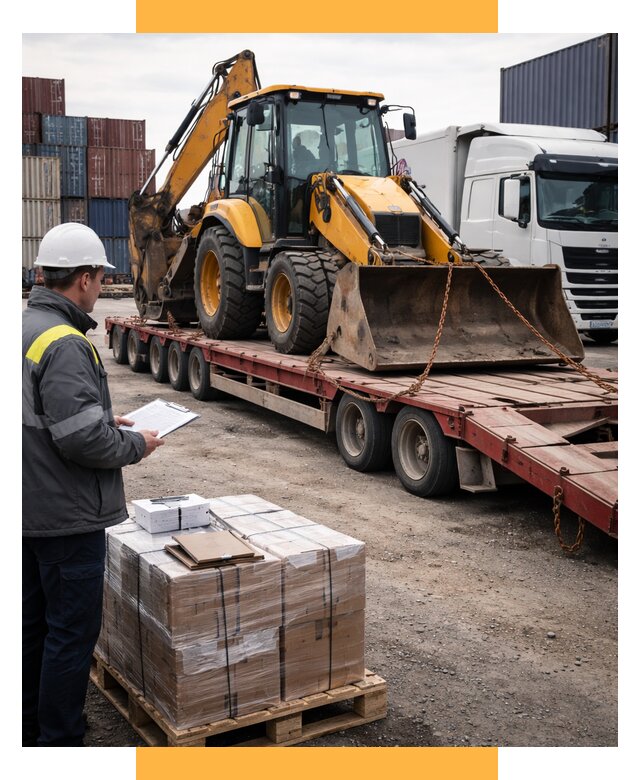 Международная перевозка спецтехники от 48011 р., СетСервис-Слв