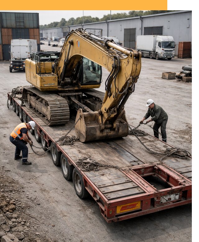 Перевозка спецтехники по России и миру от 48011 руб