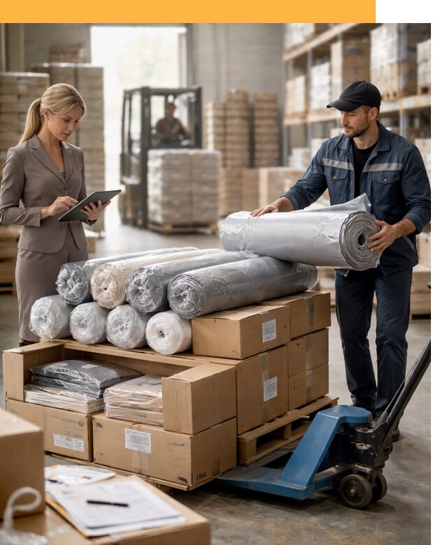 Перевозка текстиля по миру от 16004 руб. с таможней и страхованием