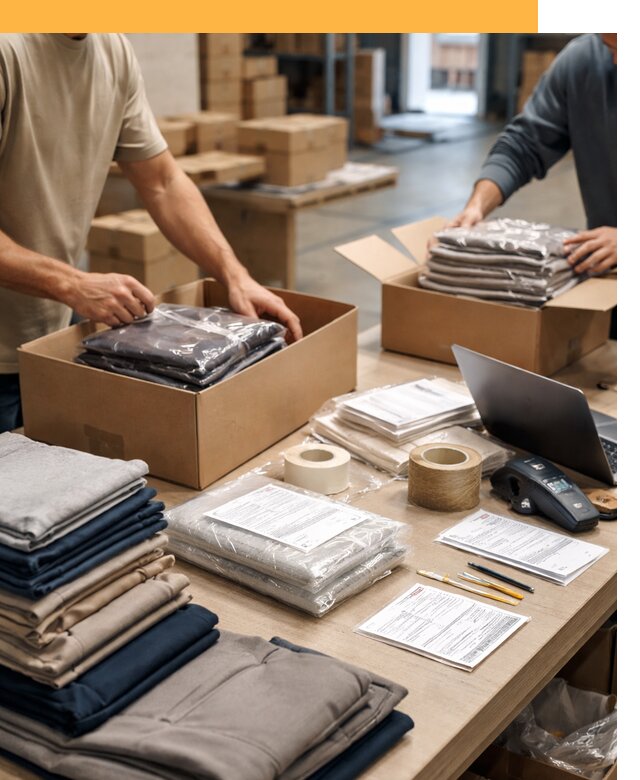 Перевозка одежды по миру от 8002 руб. с таможенным оформлением