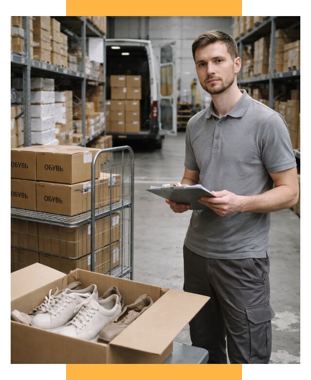 Доставка обуви из Китая и Турции от 4801 р. СетСервис-Слв