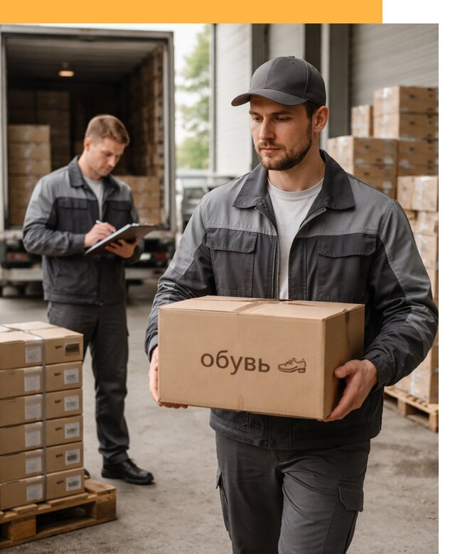 Международная перевозка обуви с таможенным оформлением от 4801