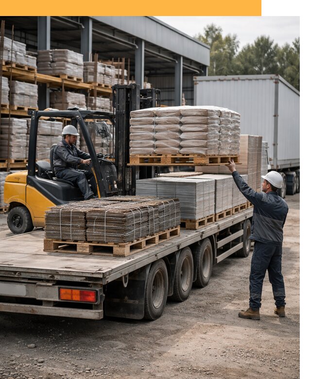 Перевозка строительных материалов по миру от 5868 руб