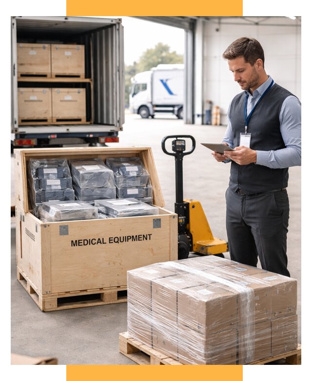 Перевозка медицинского оборудования от 16004 р. в СетСервис-Слв