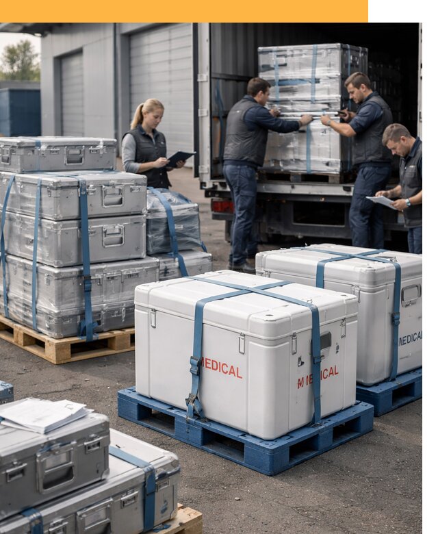 Перевозка медицинского оборудования по всему миру от 16004 руб