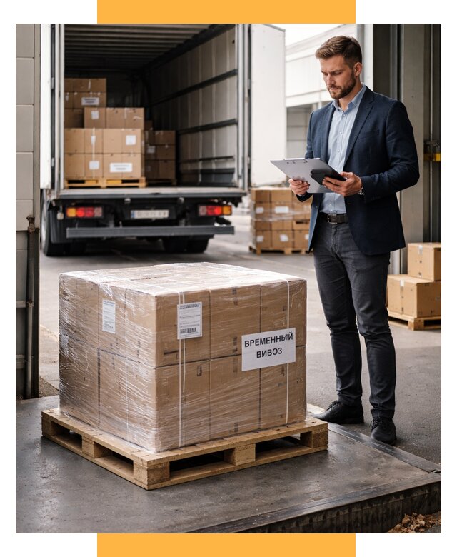 Временный вывоз товаров под ключ от 8535 р. | СетСервис-Слв