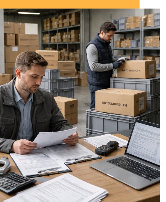 Таможенное оформление автозапчастей по выгодным тарифам от 9069
