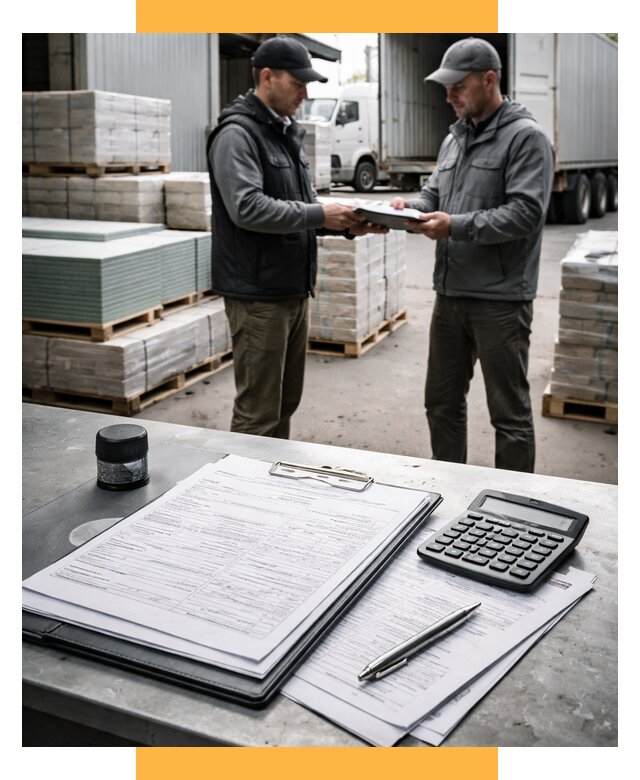 Таможенное оформление стройматериалов от 9069 р. | СетСервис-Слв