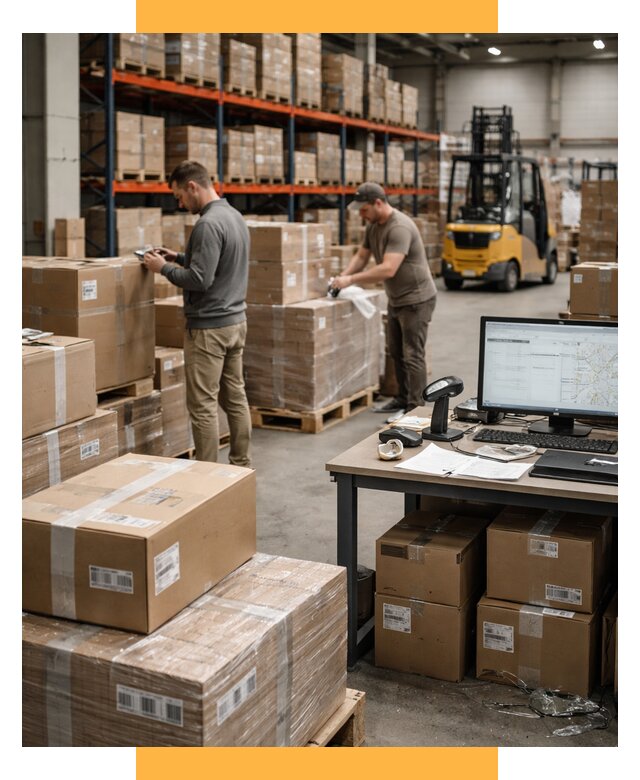 Склад консолидации в Европе от 6935 р., услуги СетСервис-Слв