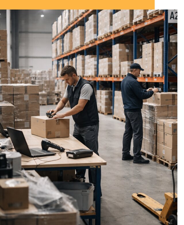 Склад консолидации в Европе: хранение, сортировка от 6935